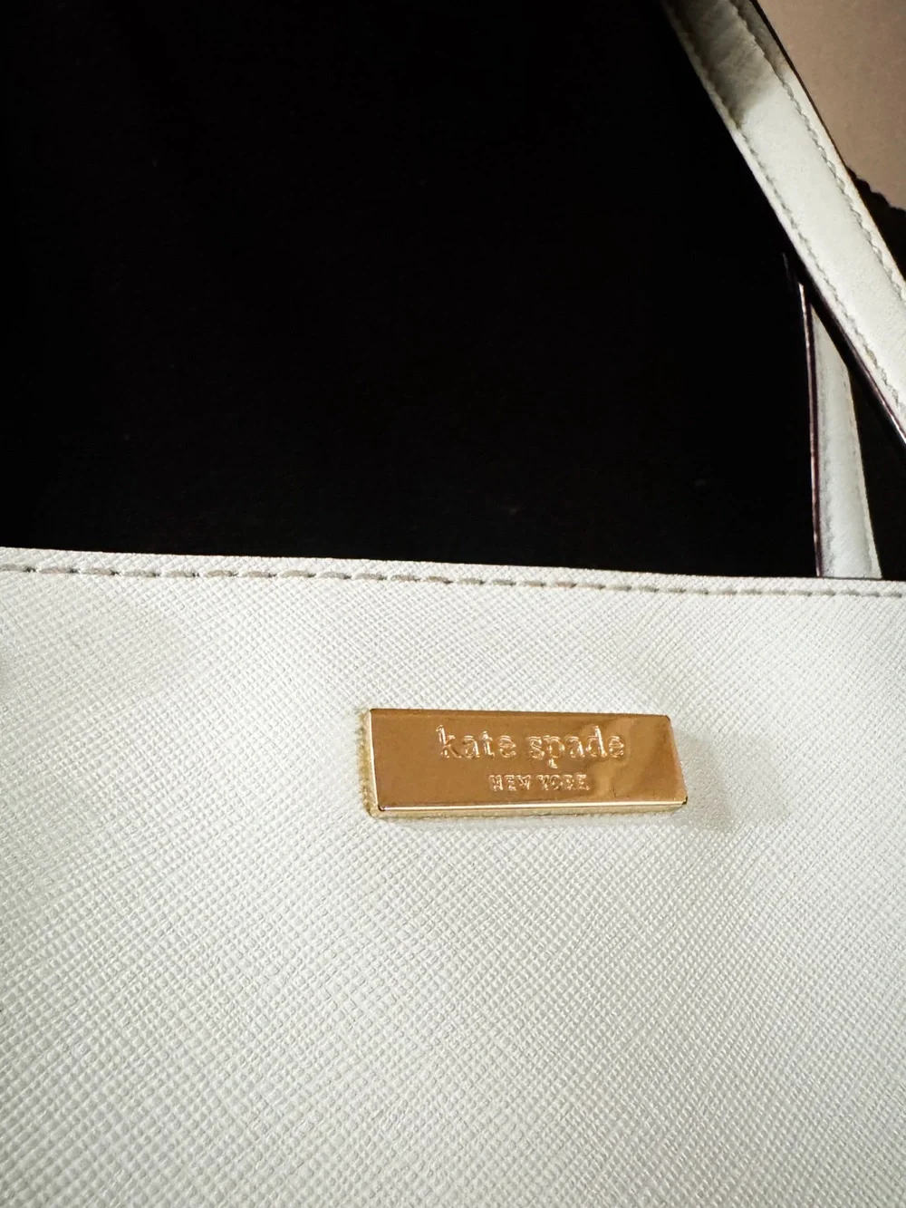 Kate Spade New York Light Blue Saffiano Leather Tote Bag